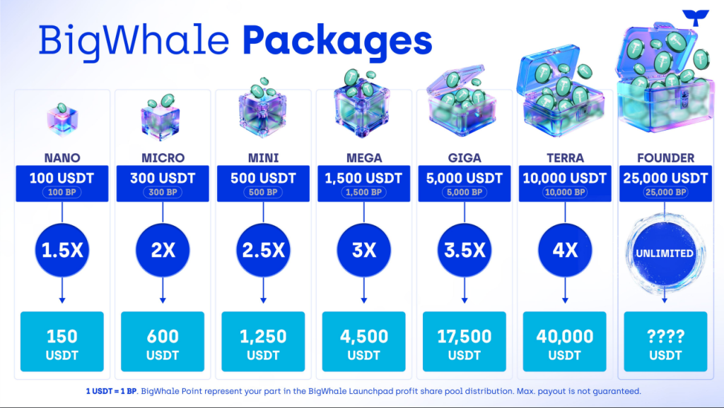 big whale packages